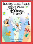 Teaching Little Fingers to Play More Disney Tunes piano sheet music cover